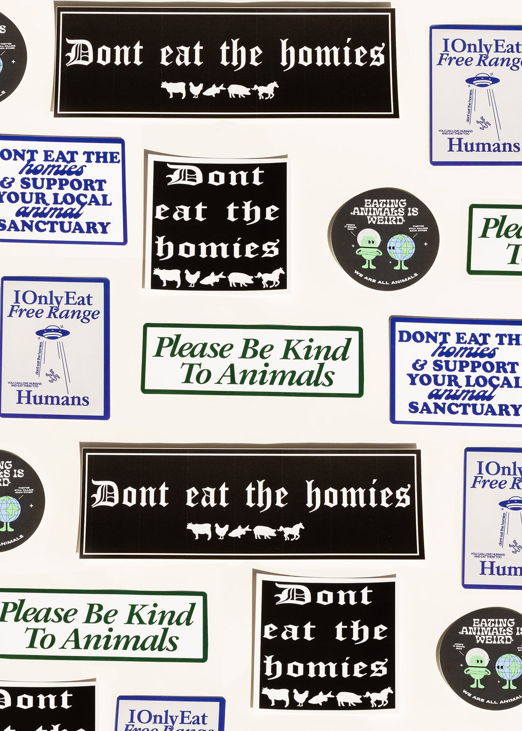 DONT EAT THE HOMIES STICKER